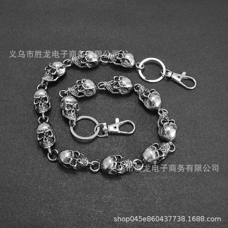 dark skull chain - Blade & Thread