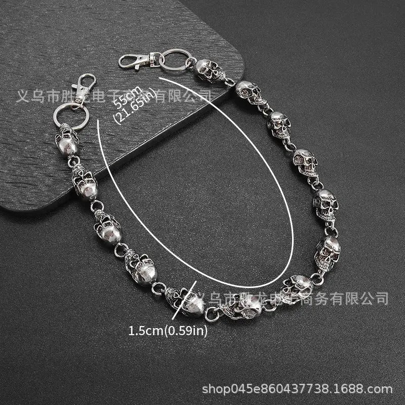 dark skull chain - Blade & Thread