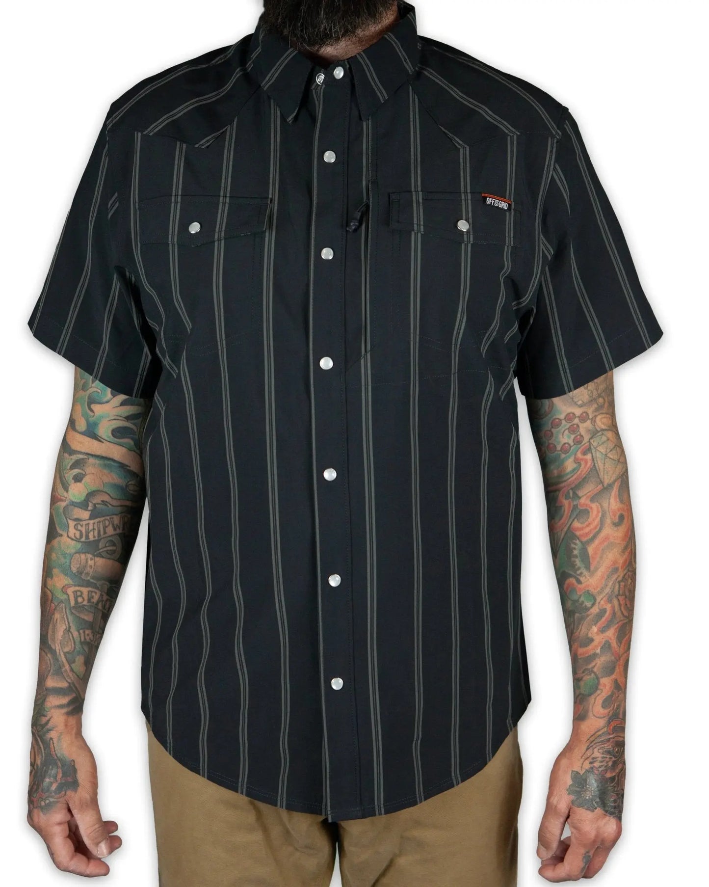 Daryll SS Shirt - Vintage Black - Blade & Thread