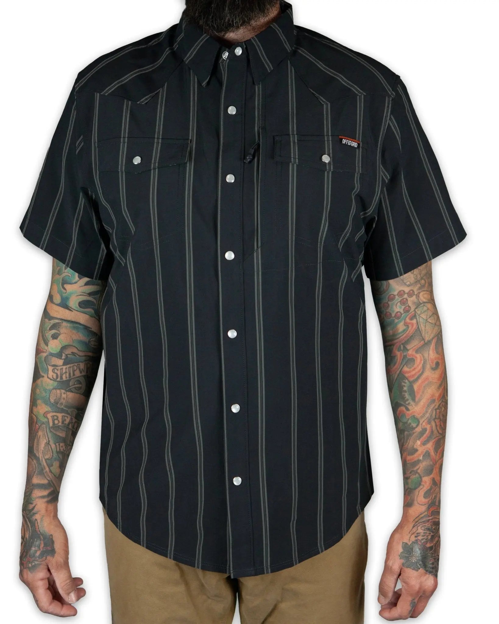 Daryll SS Shirt - Vintage Black - Blade & Thread