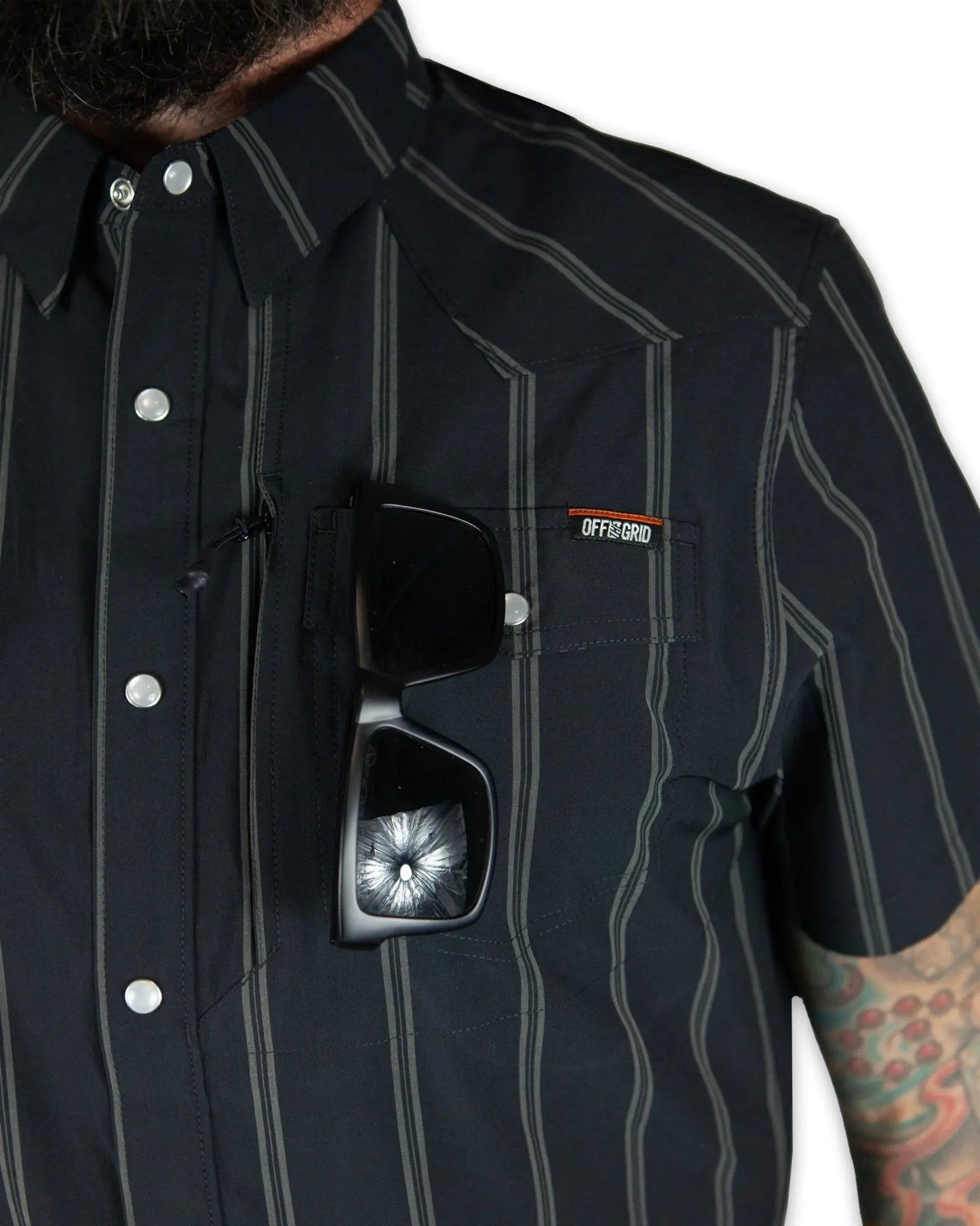Daryll SS Shirt - Vintage Black - Blade & Thread