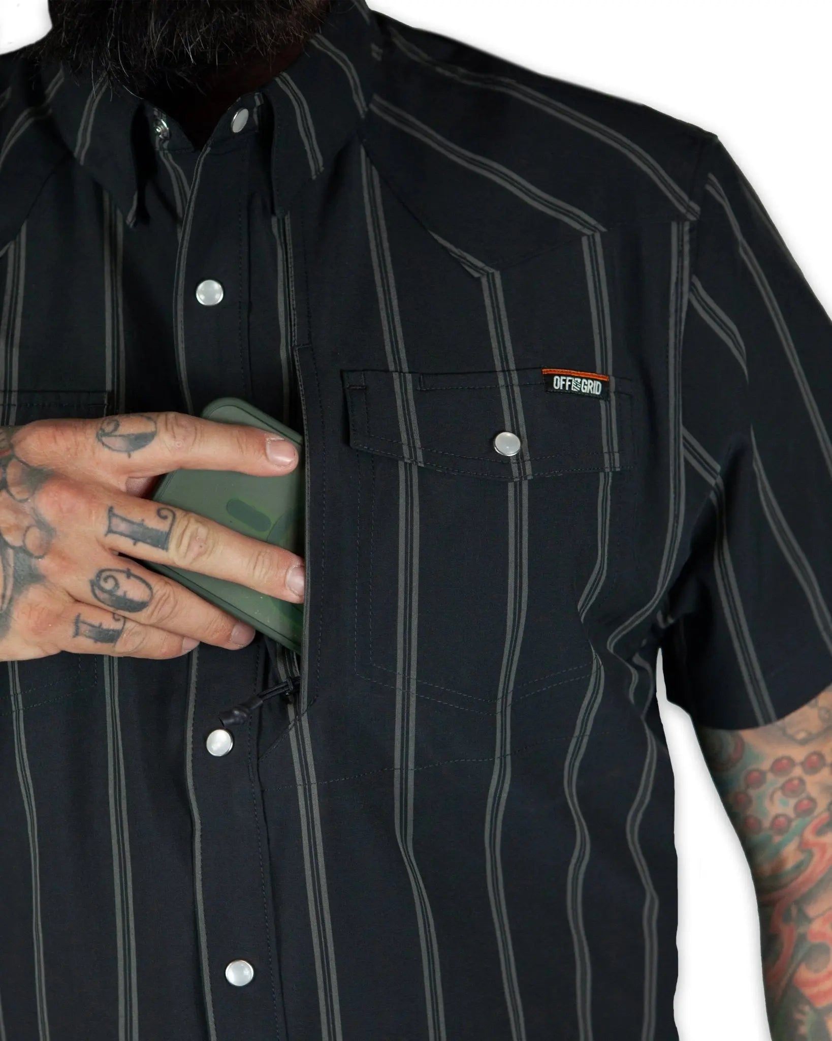 Daryll SS Shirt - Vintage Black - Blade & Thread