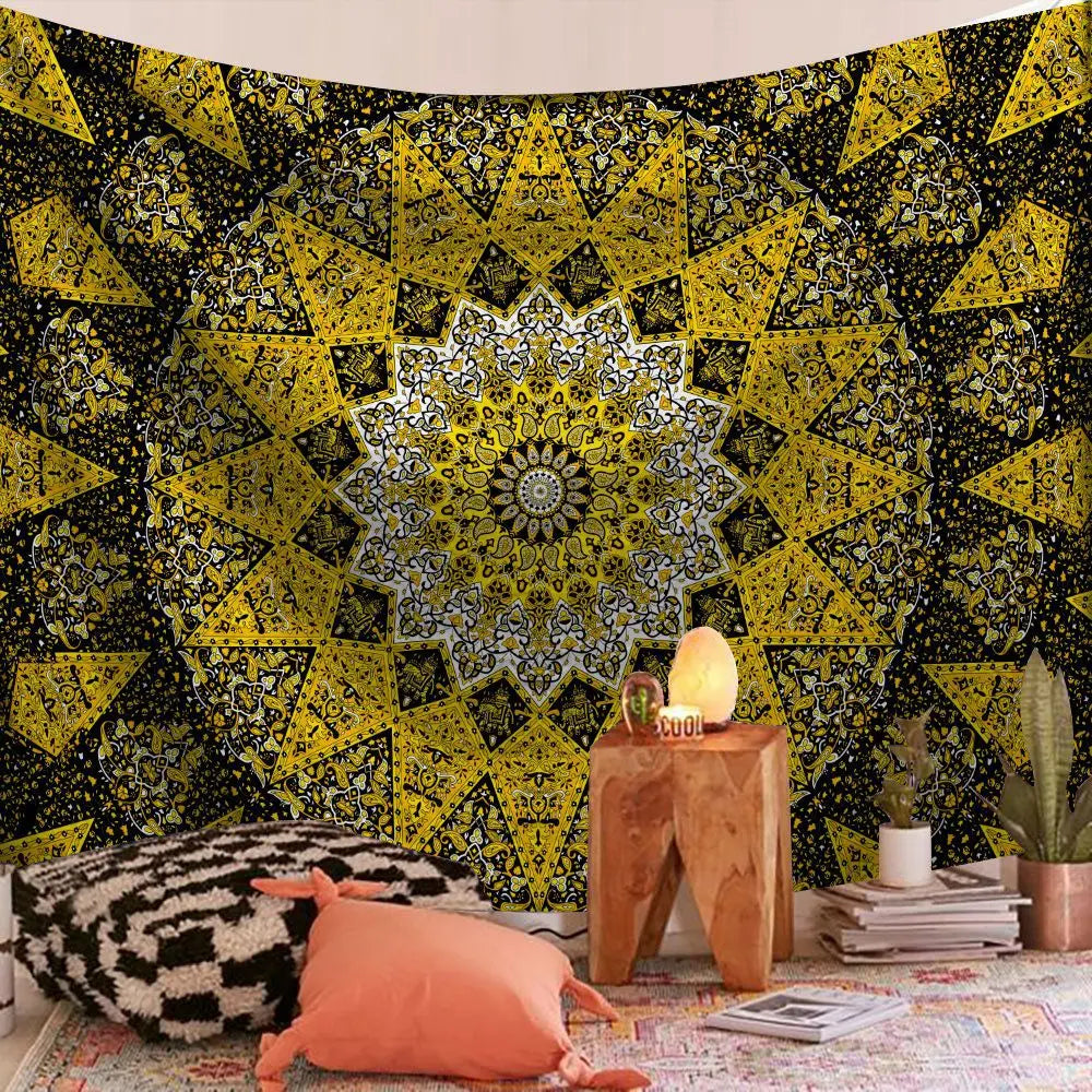 Decorative Cloth Tapestry Background Cloth Bedroom Living Room Hanging Cloth Wall Hanging - Blade & Thread