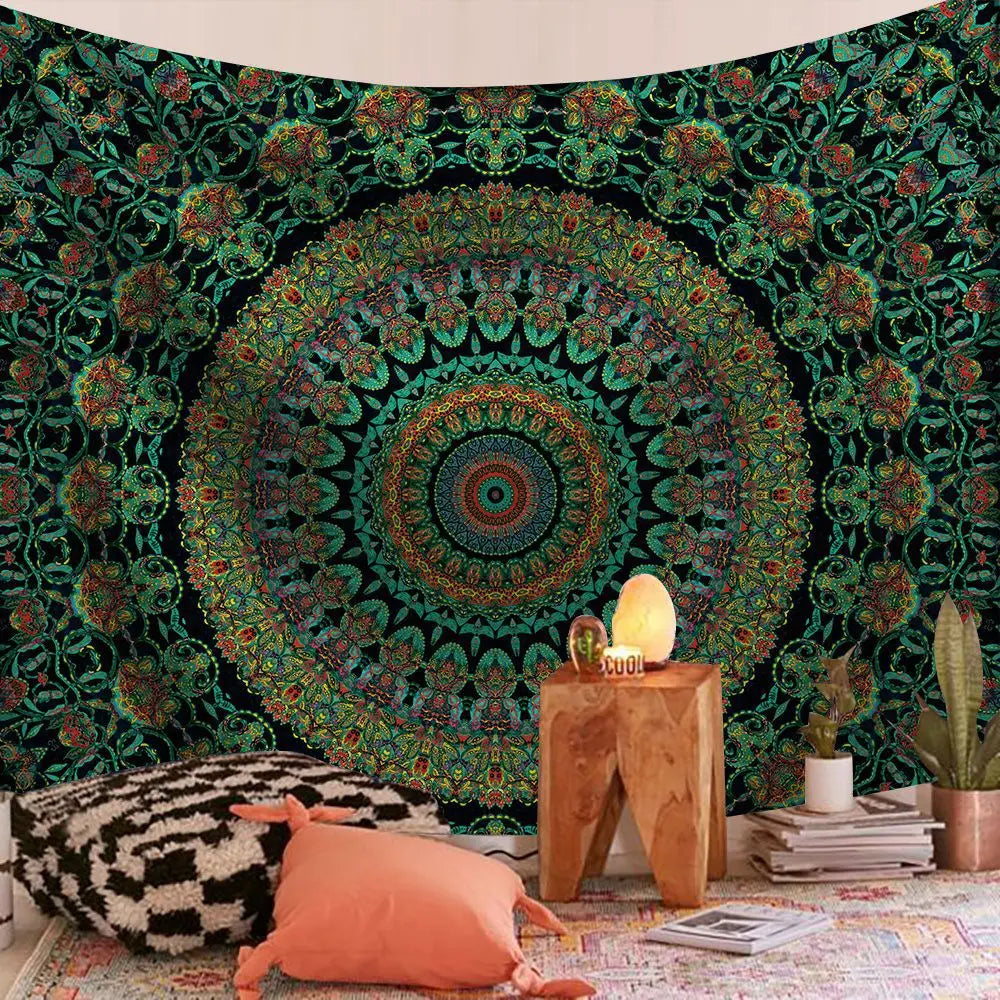 Decorative Cloth Tapestry Background Cloth Bedroom Living Room Hanging Cloth Wall Hanging - Blade & Thread