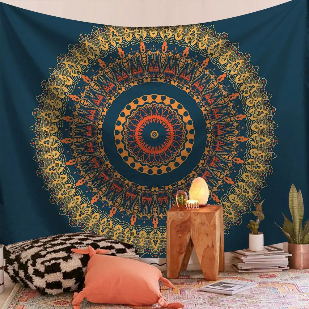 Decorative Cloth Tapestry Background Cloth Bedroom Living Room Hanging Cloth Wall Hanging - Blade & Thread