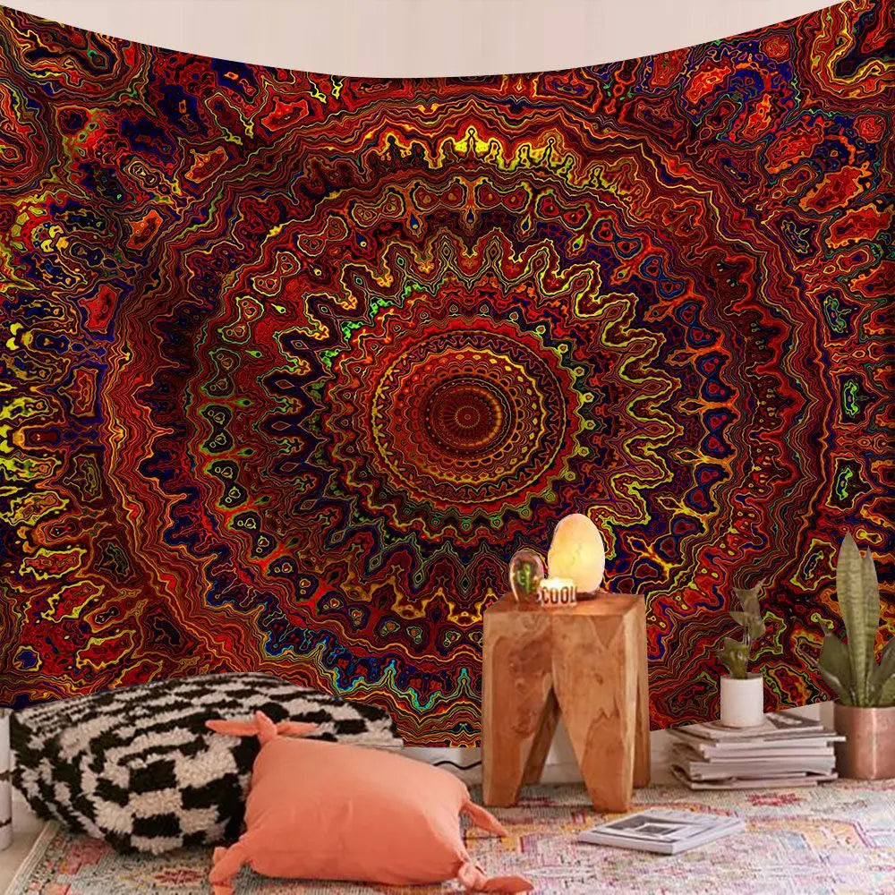 Decorative Cloth Tapestry Background Cloth Bedroom Living Room Hanging Cloth Wall Hanging - Blade & Thread