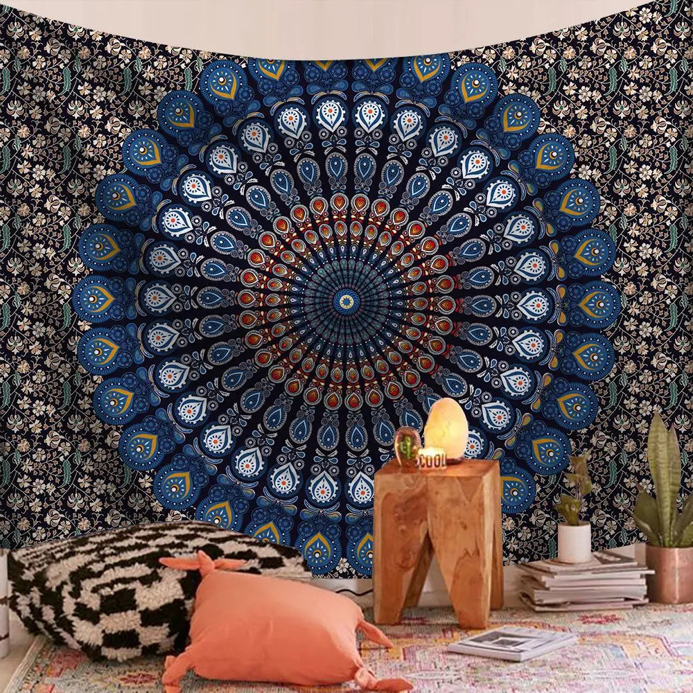 Decorative Cloth Tapestry Background Cloth Bedroom Living Room Hanging Cloth Wall Hanging - Blade & Thread