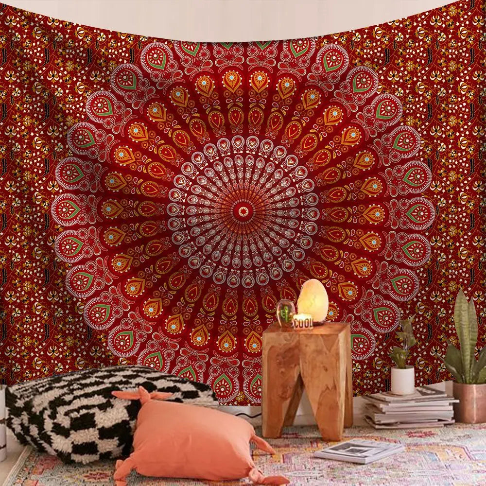 Decorative Cloth Tapestry Background Cloth Bedroom Living Room Hanging Cloth Wall Hanging - Blade & Thread