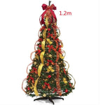 Decorative Foldable Colorful Spiral Christmas Tree - Blade & Thread