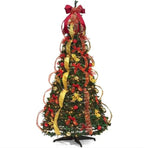 Decorative Foldable Colorful Spiral Christmas Tree - Blade & Thread