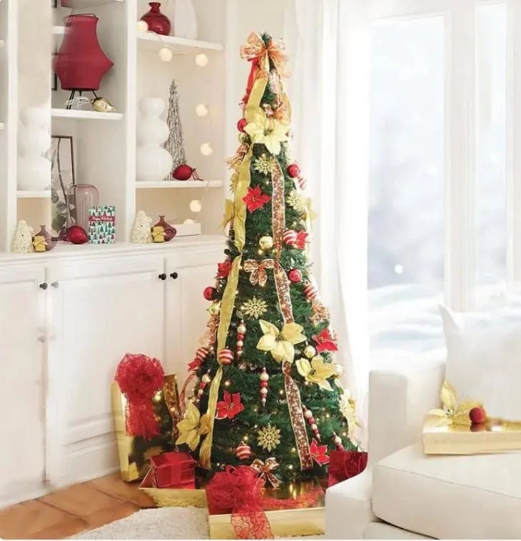 Decorative Foldable Colorful Spiral Christmas Tree - Blade & Thread