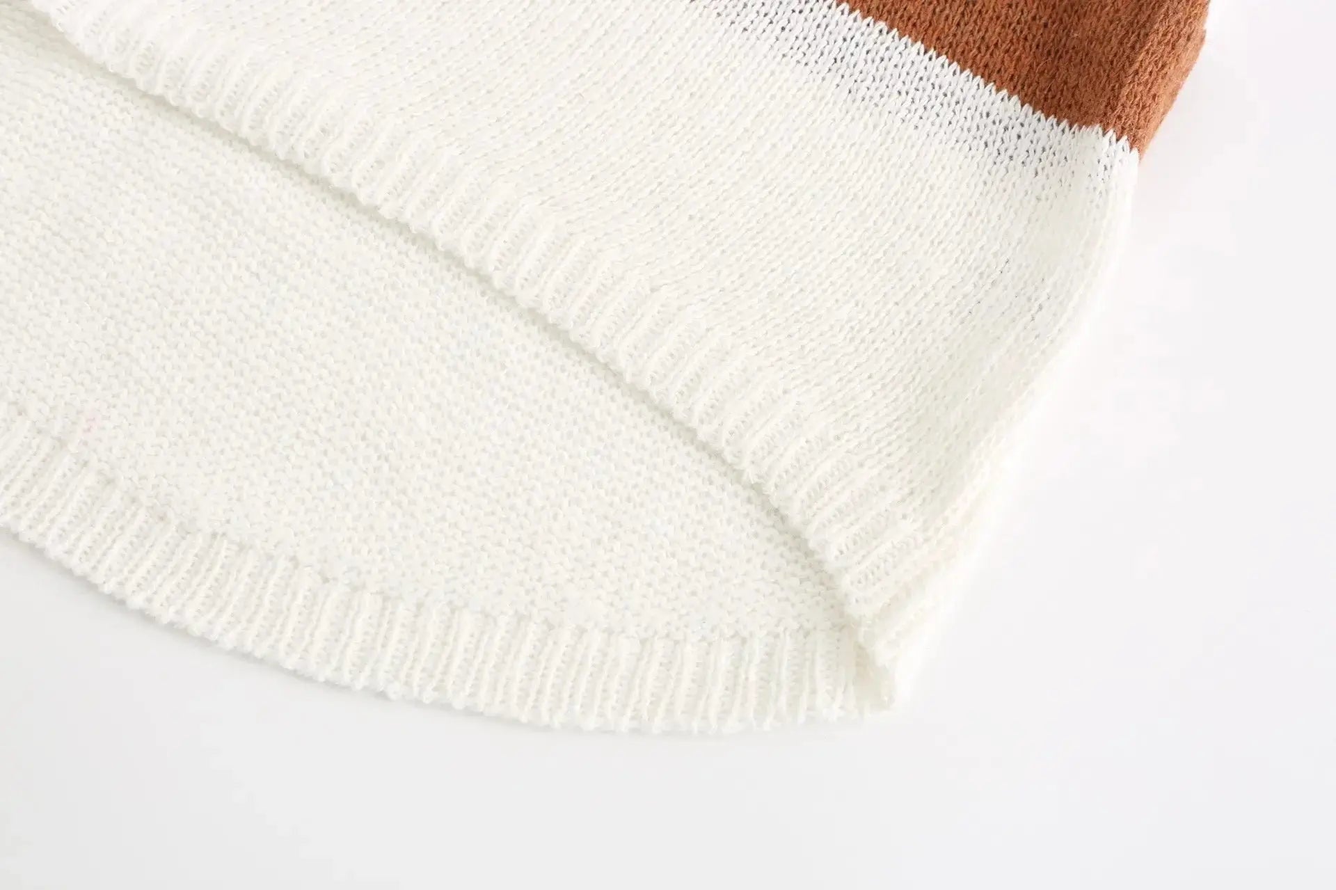 Deep V-Neck Vest Tie-Down Knitted Women Sweater Set Two-Piece Set - Blade & Thread