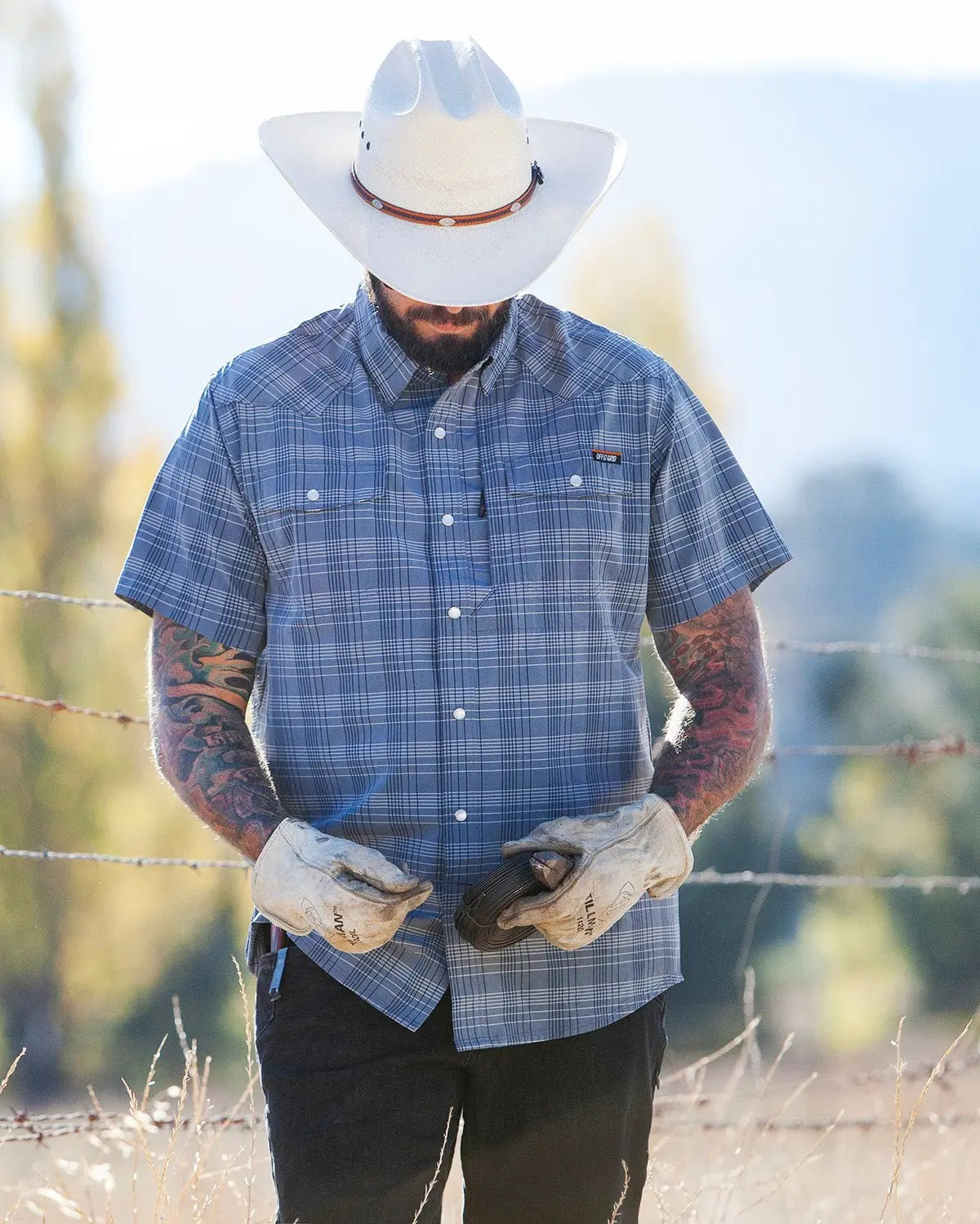 Deke SS Shirt - Dusty Royal - Blade & Thread