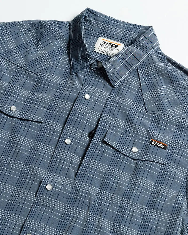Deke SS Shirt - Dusty Royal - Blade & Thread