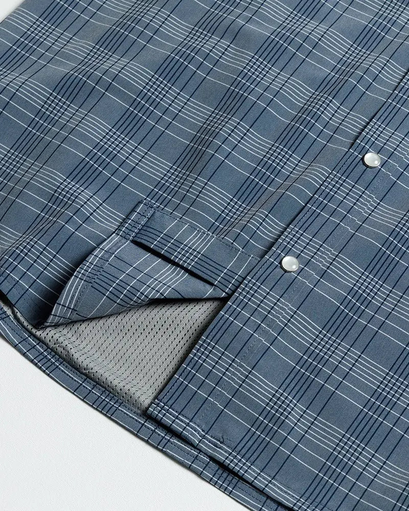 Deke SS Shirt - Dusty Royal - Blade & Thread