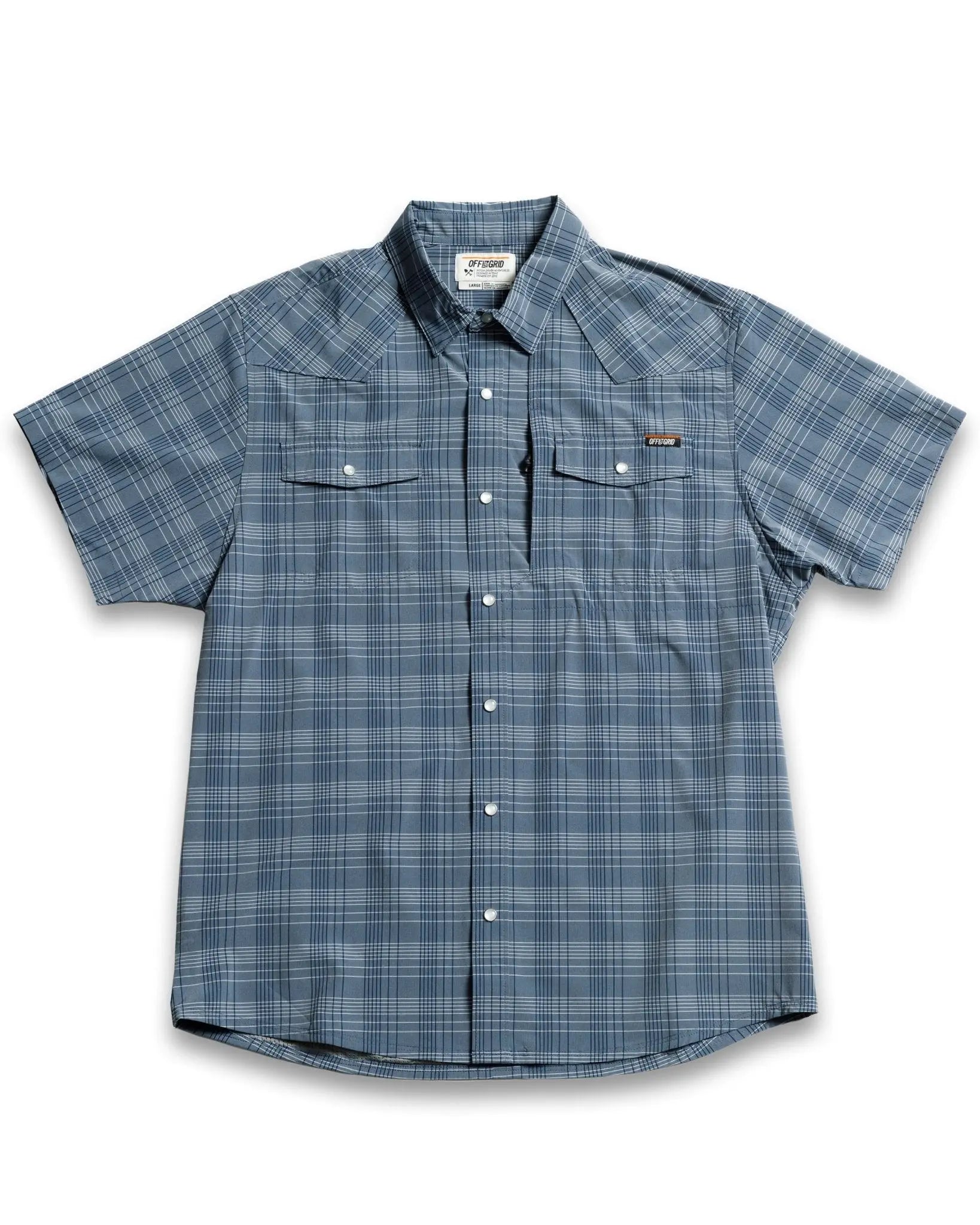 Deke SS Shirt - Dusty Royal - Blade & Thread