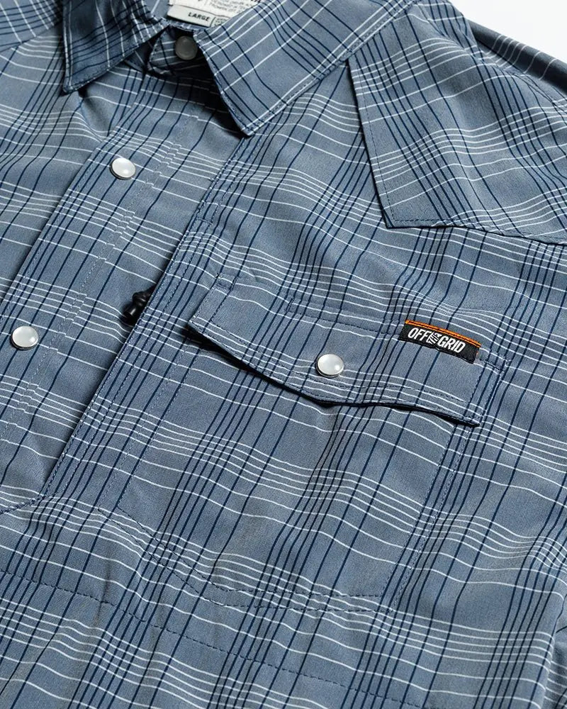Deke SS Shirt - Dusty Royal - Blade & Thread