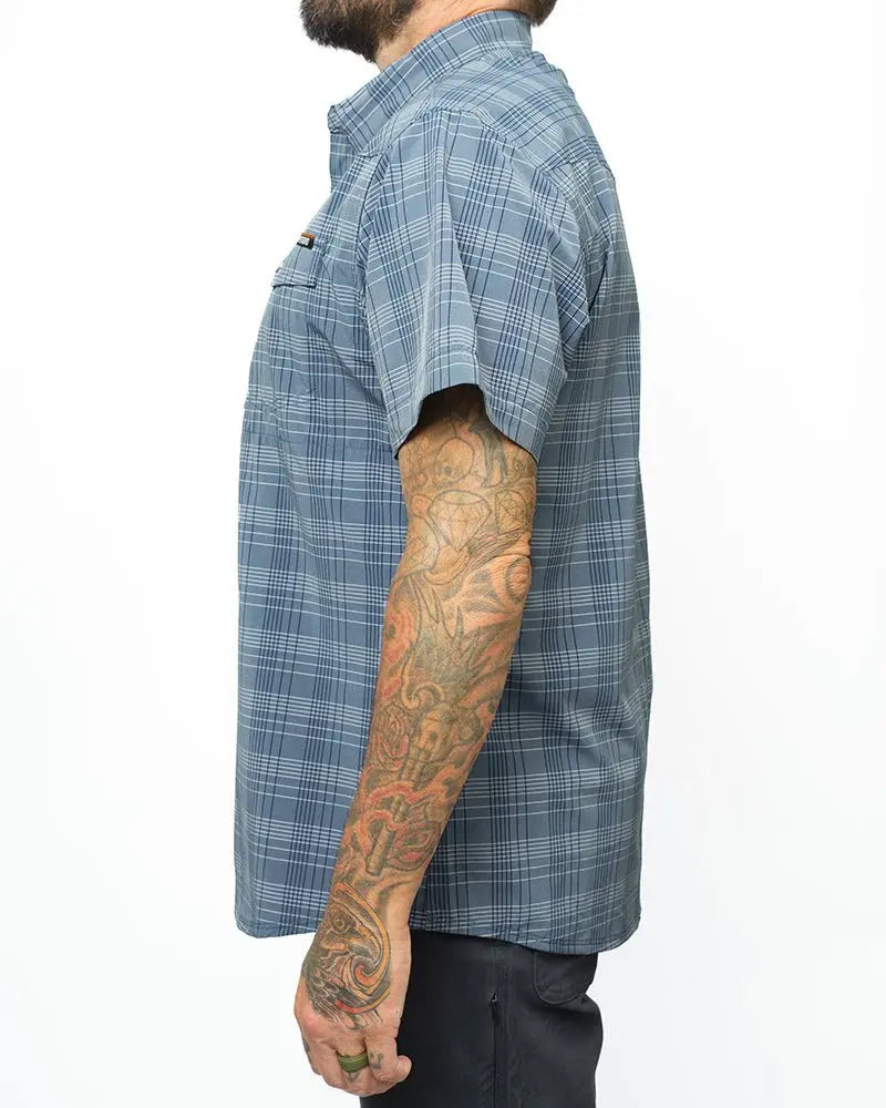 Deke SS Shirt - Dusty Royal - Blade & Thread