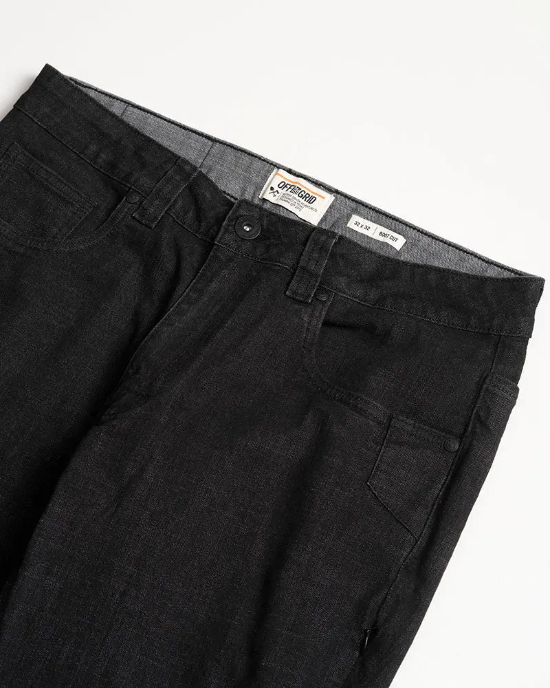 Hideout Denim Boot Cut - Black Off The Grid Surplus