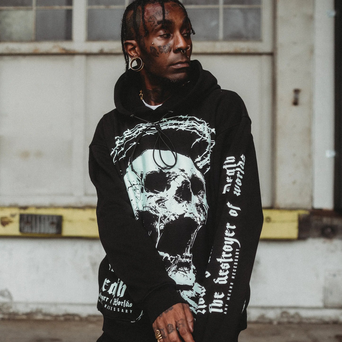 Destroyer of Worlds Pullover Hoodie Any Means Necessary Clothing