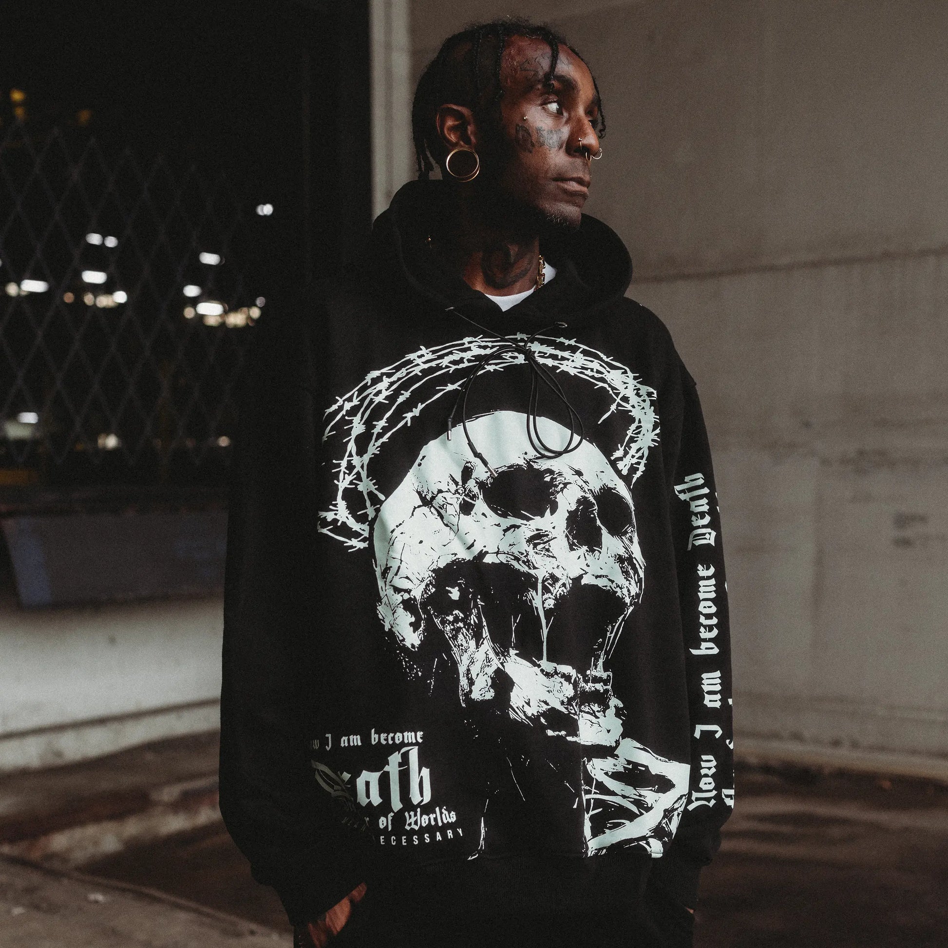Destroyer of Worlds Pullover Hoodie Any Means Necessary Clothing