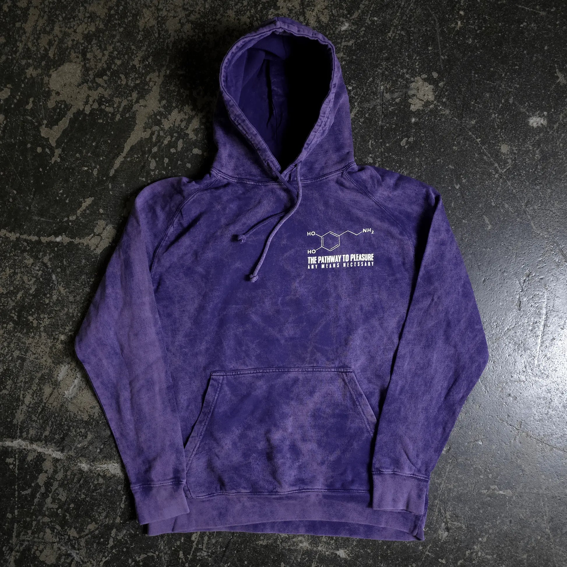 Dopamine Pullover Hoodie Vintage Purple - Blade & Thread