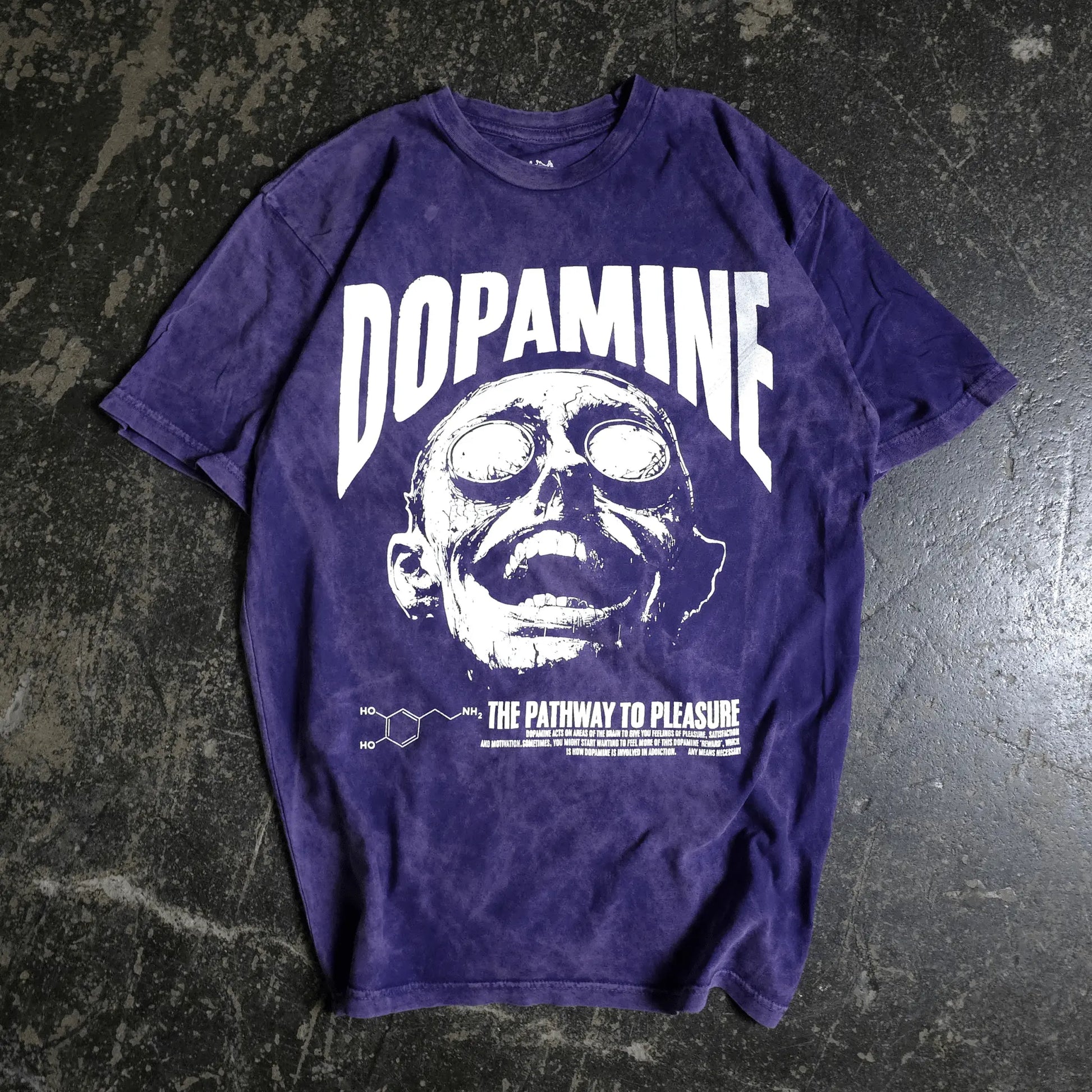 Dopamine T-Shirt Vintage Purple - Blade & Thread