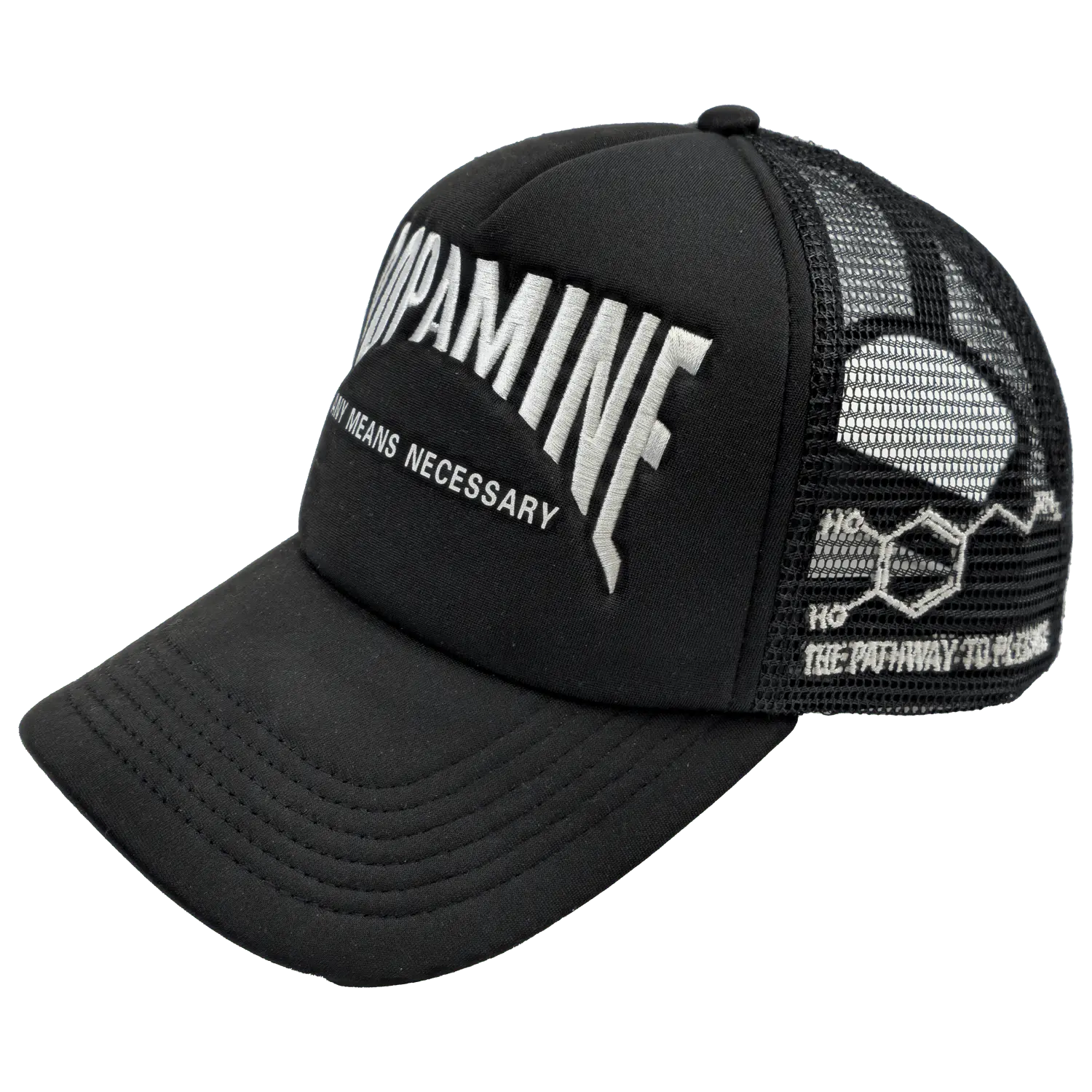 Dopamine Trucker Hat Black - Blade & Thread