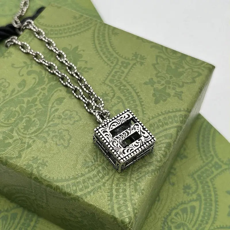 Double G necklace elf couple pendant - Blade & Thread