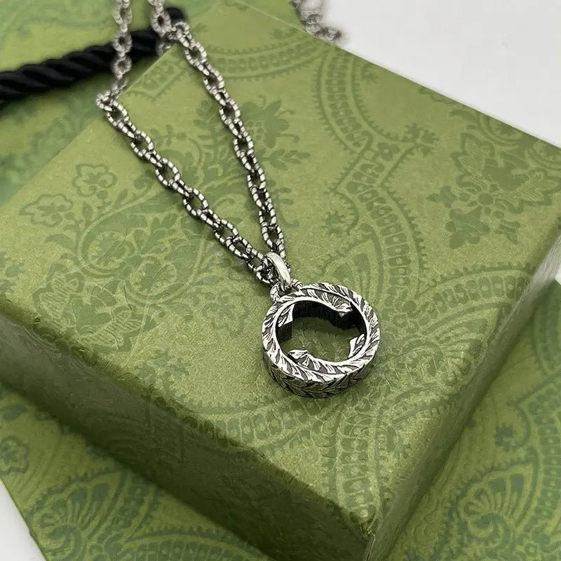Double G necklace elf couple pendant - Blade & Thread