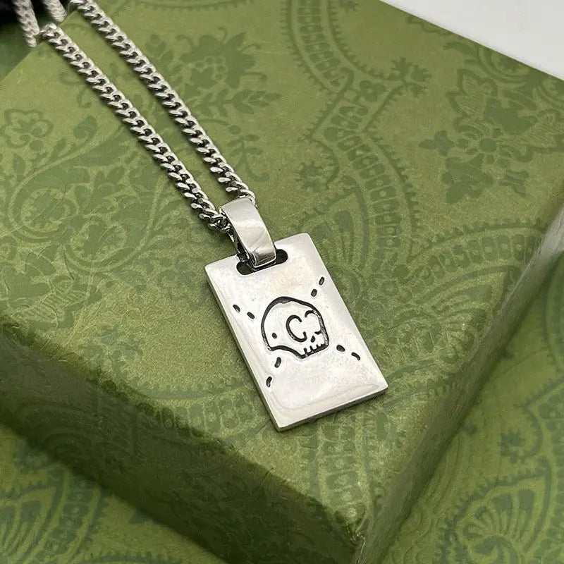 Double G necklace elf couple pendant - Blade & Thread