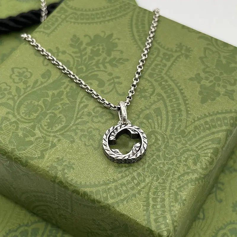 Double G necklace elf couple pendant - Blade & Thread