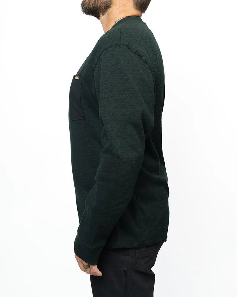 Draper Henley - Vintage Black - Blade & Thread