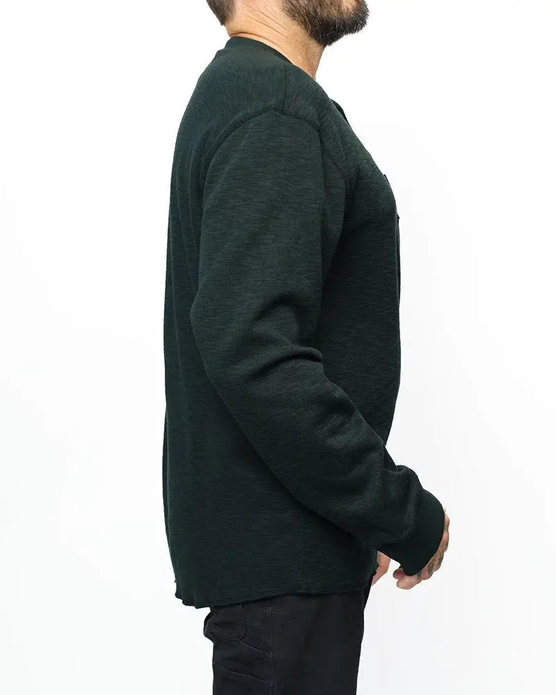 Draper Henley - Vintage Black - Blade & Thread