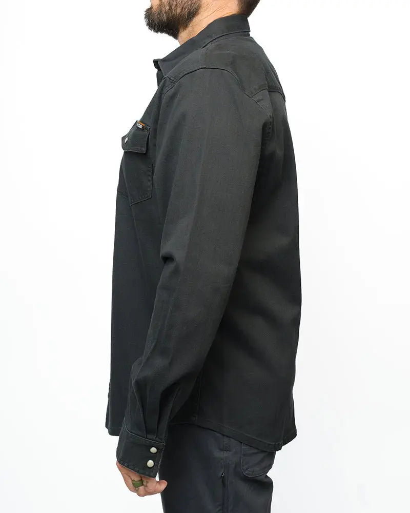 Earl Denim Shirt - Vintage Black - Blade & Thread