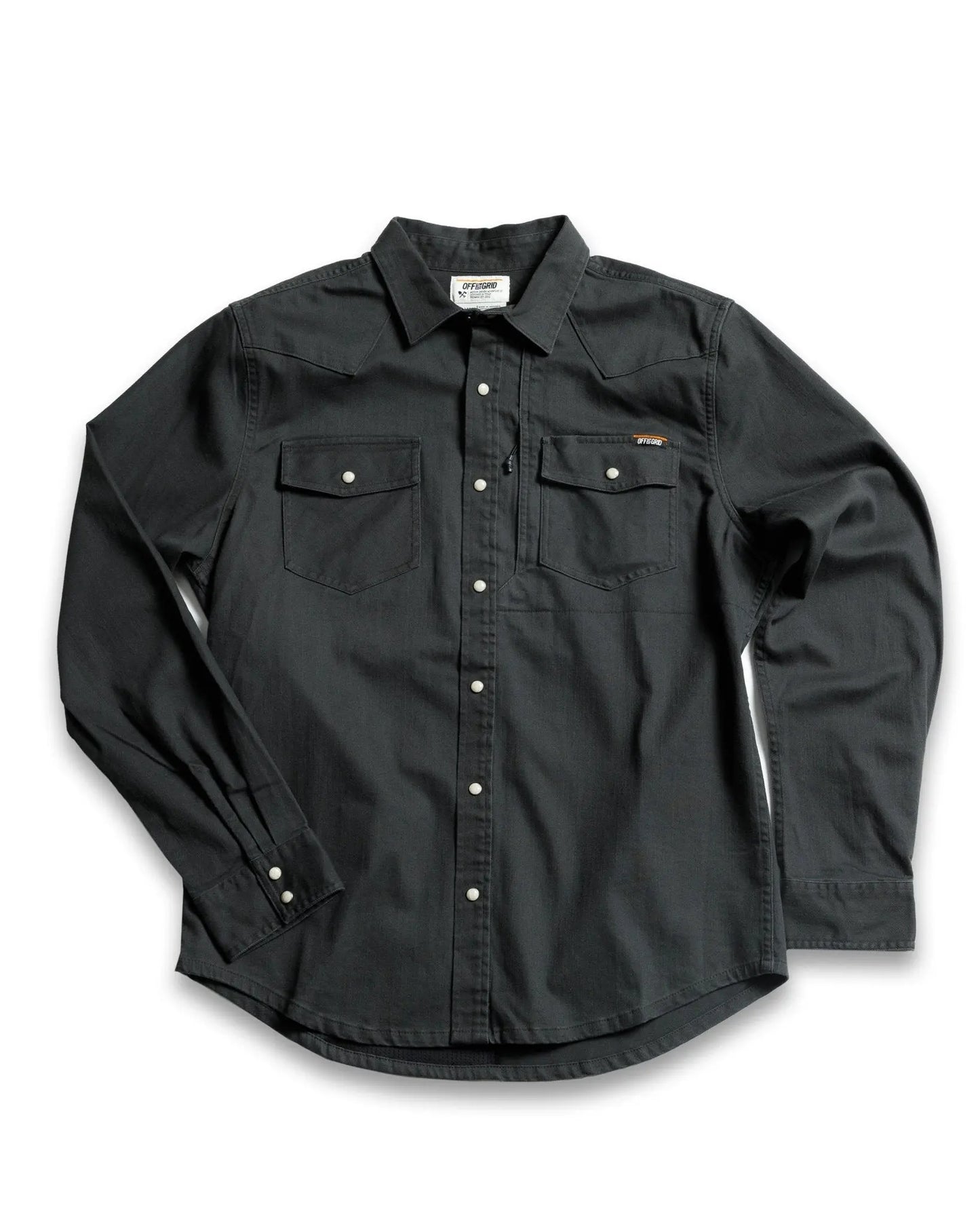 Earl Denim Shirt - Vintage Black - Blade & Thread