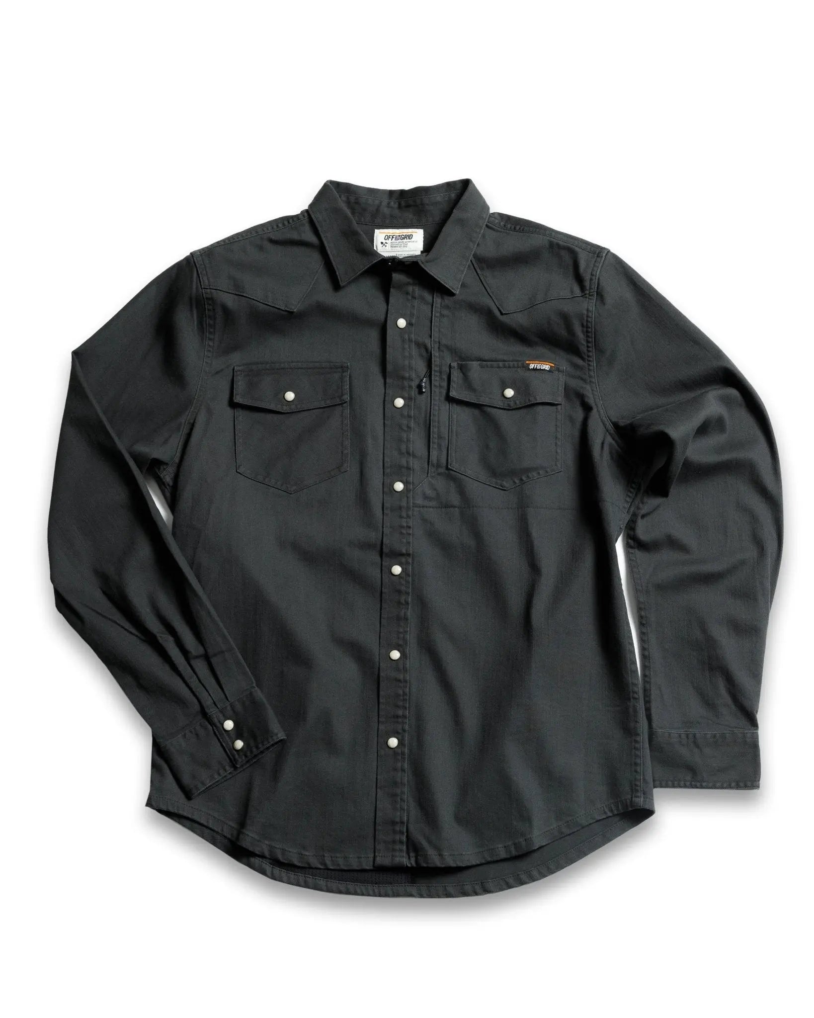 Earl Denim Shirt - Vintage Black - Blade & Thread