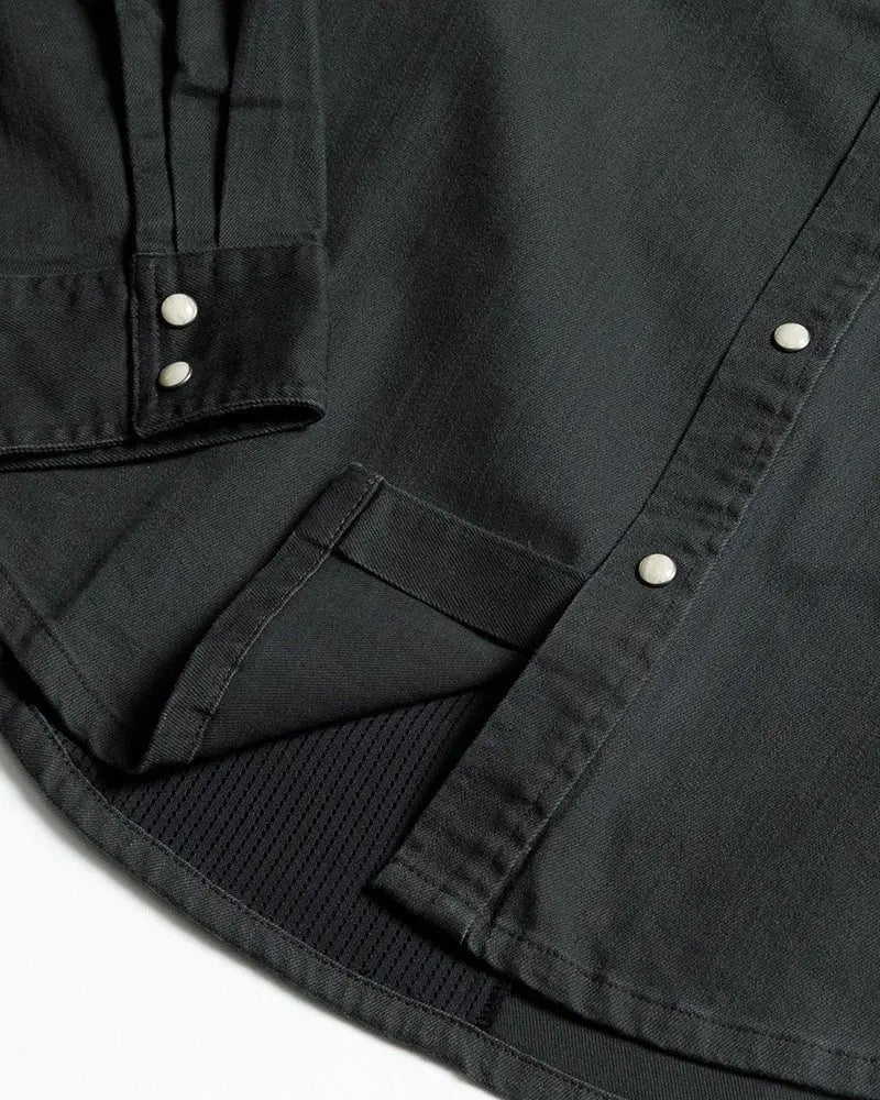 Earl Denim Shirt - Vintage Black - Blade & Thread