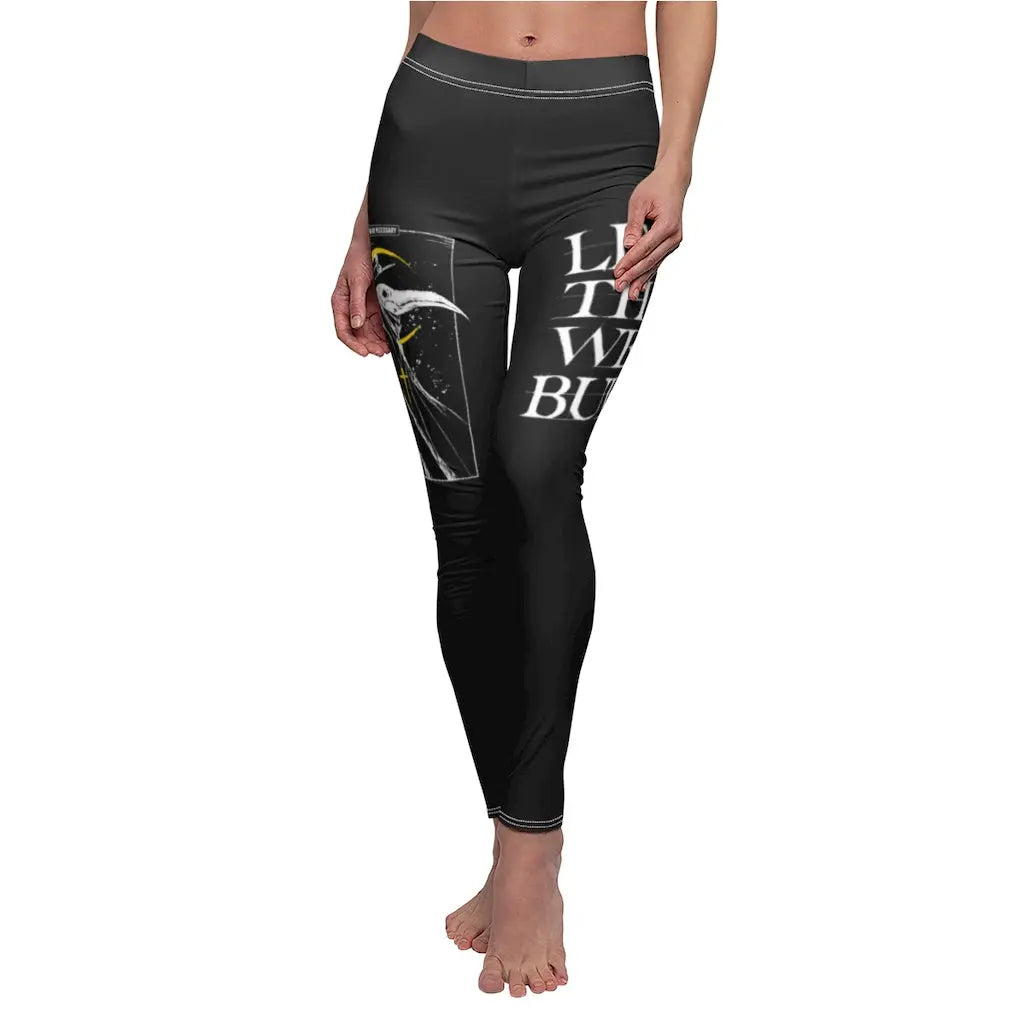 Let The Weak Burn Leggings Any Means Necessary Clothing