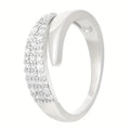 Elegant Adjustable Sparkle Ring - Blade & Thread