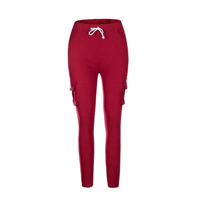 Elegant Elastic Women Pants Oversize Drawstring Long Pencil Pants - Blade & Thread