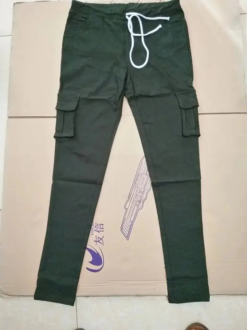 Elegant Elastic Women Pants Oversize Drawstring Long Pencil Pants - Blade & Thread
