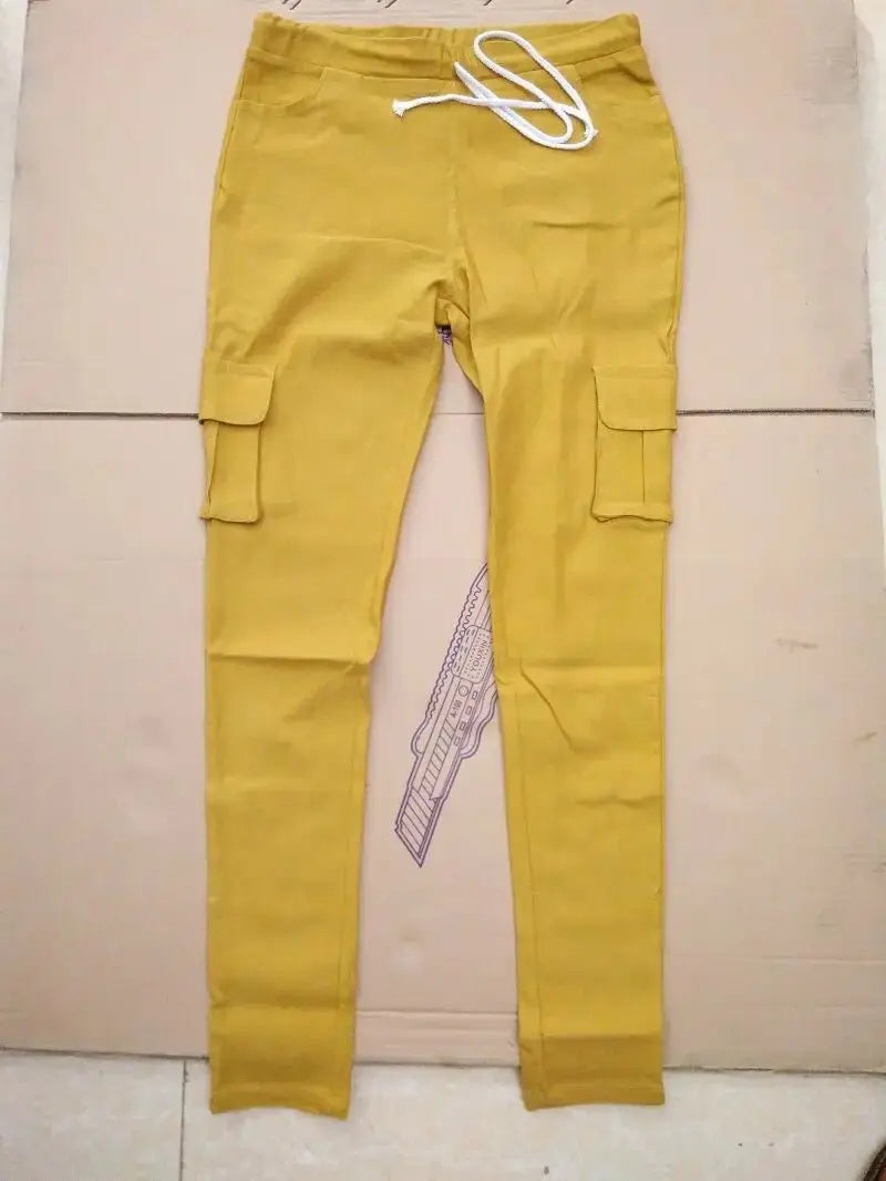 Elegant Elastic Women Pants Oversize Drawstring Long Pencil Pants - Blade & Thread