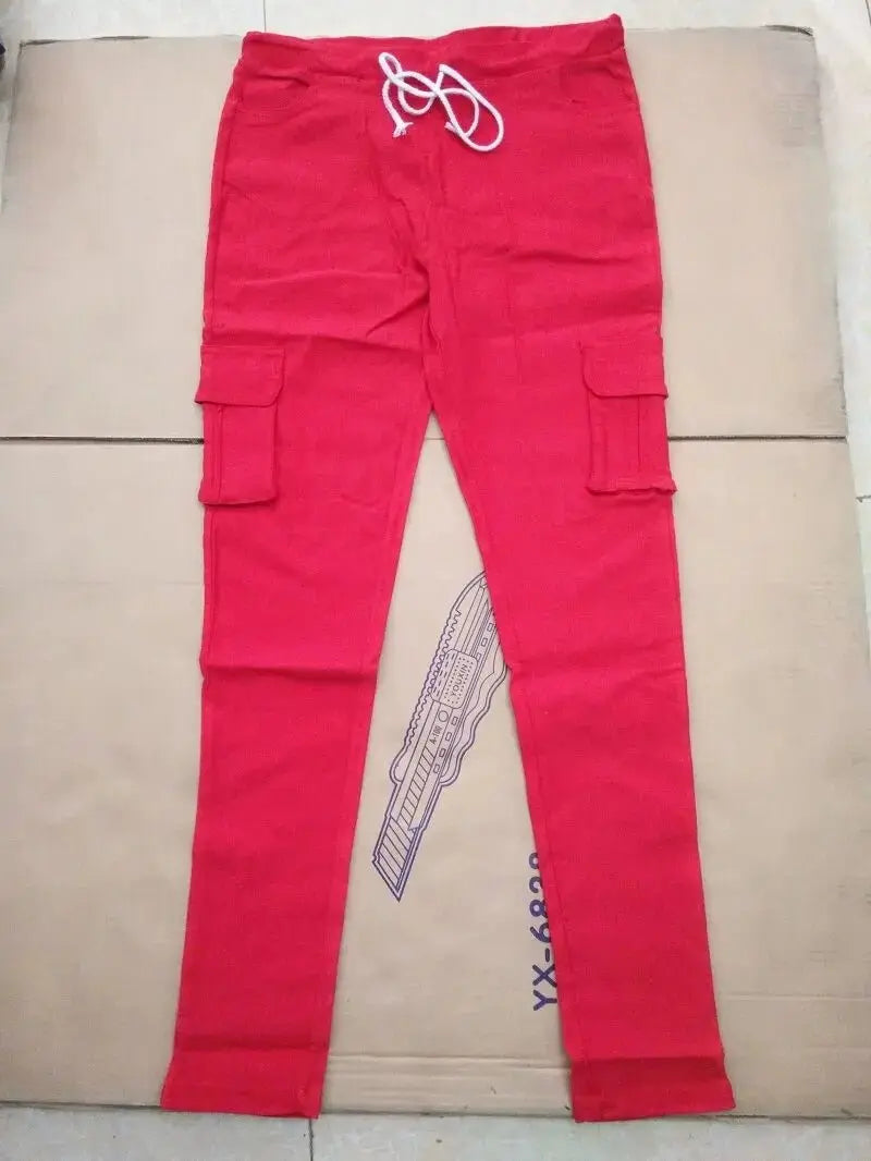 Elegant Elastic Women Pants Oversize Drawstring Long Pencil Pants - Blade & Thread