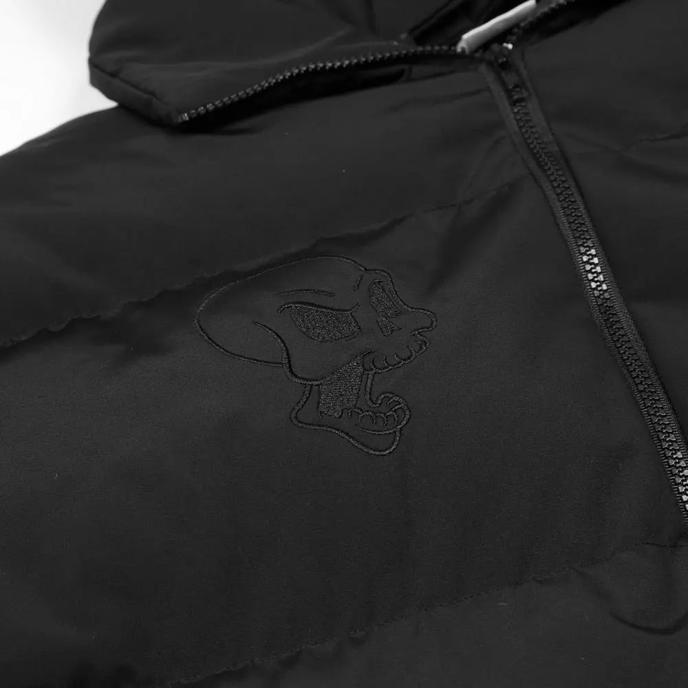 Embroidered Skull Jacket Streetwear Little Devil Designer Hood Padded Jacket Coat - Blade & Thread