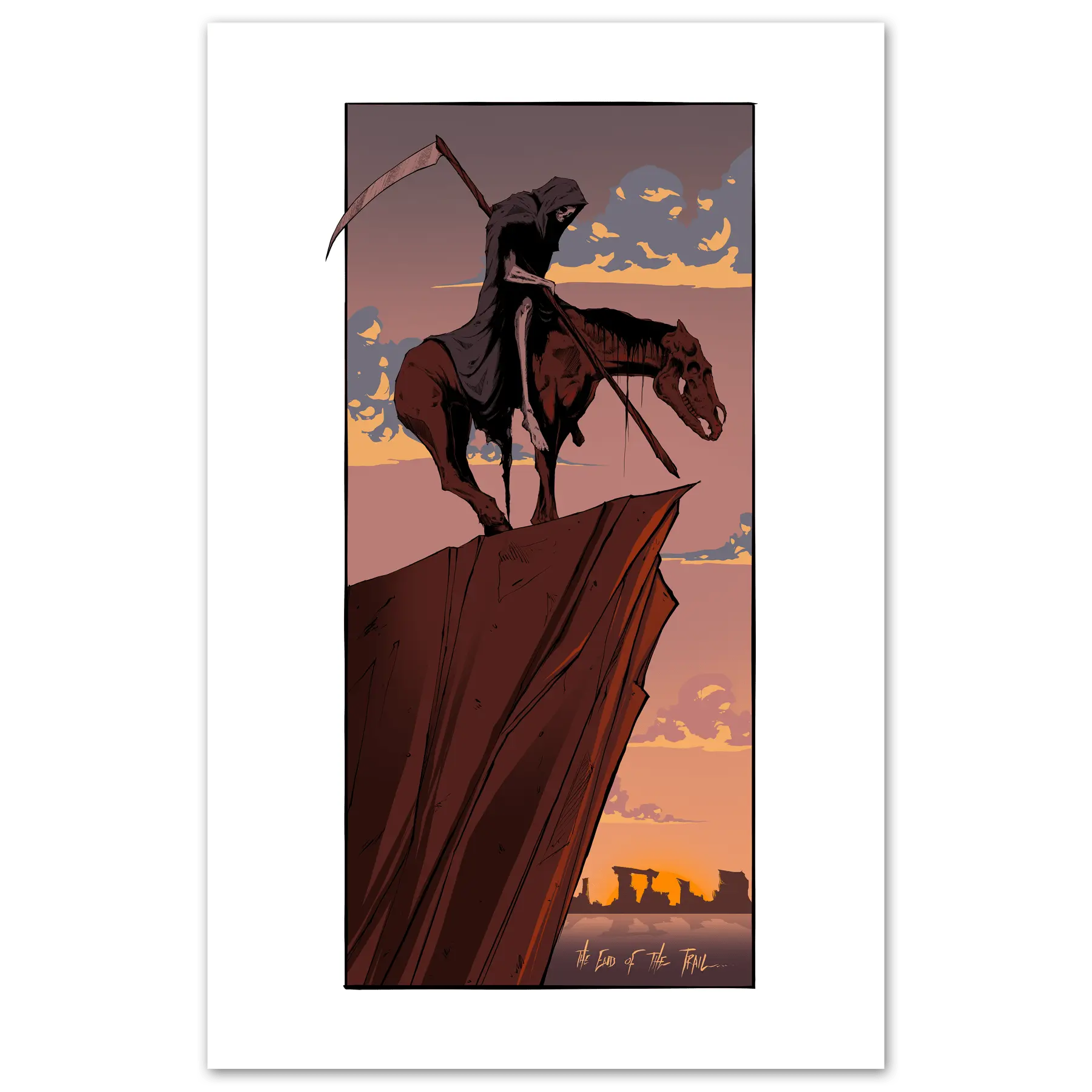 End of Trail Print - Blade & Thread