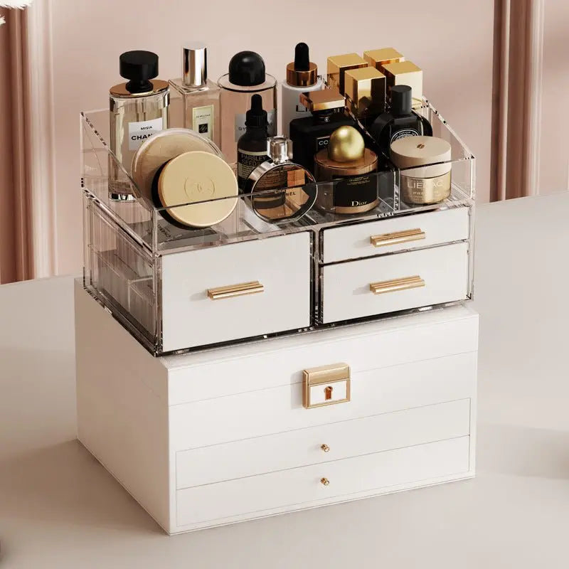 European multi-layer household PU leather jewelry box - Blade & Thread