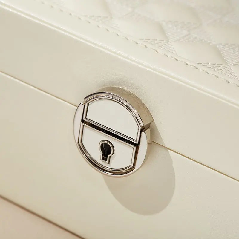 European-style high-end mirror and large capacity jewelry box - Blade & Thread
