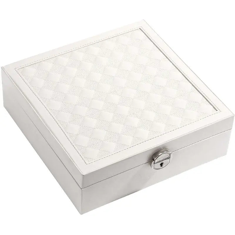 European-style high-end mirror and large capacity jewelry box - Blade & Thread