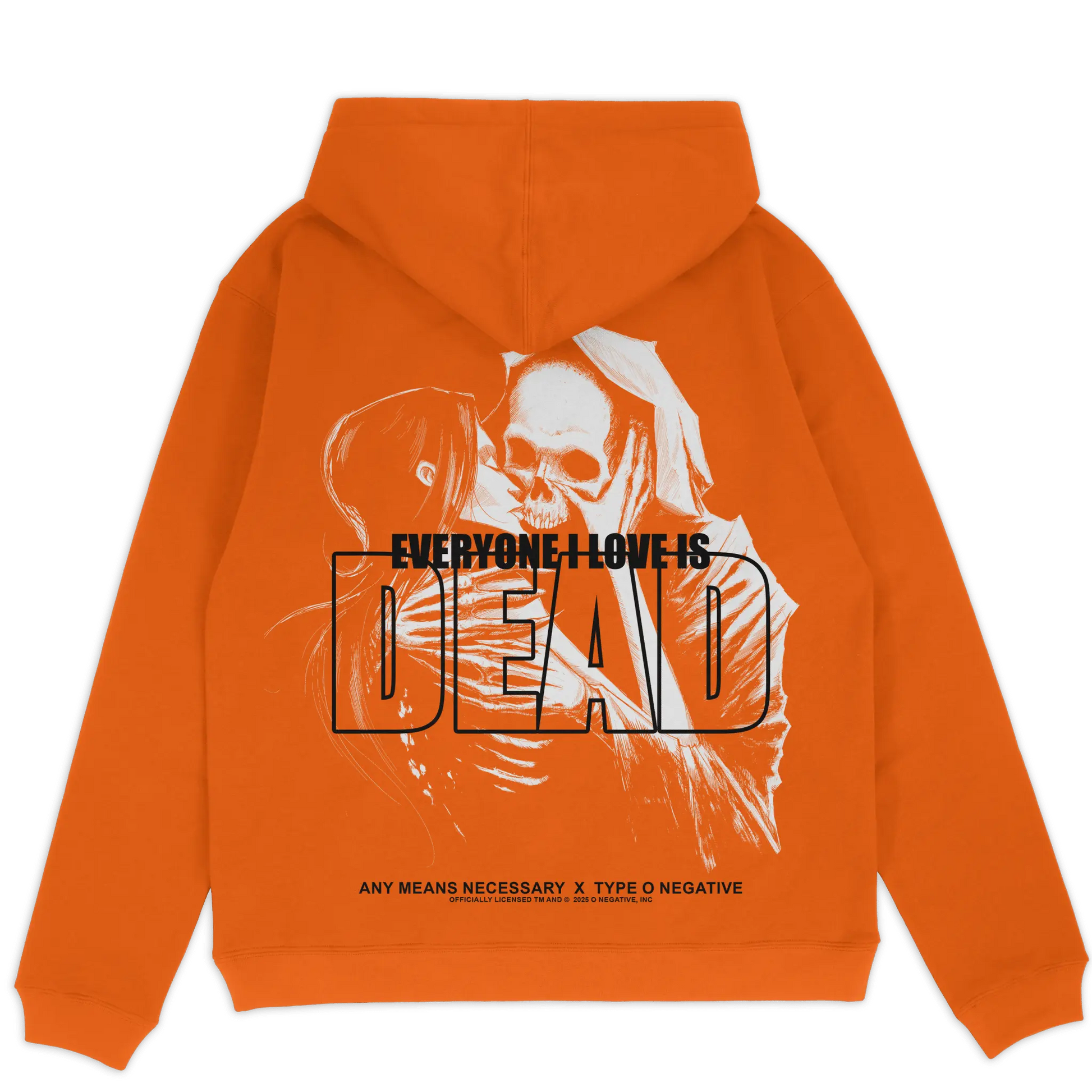Everyone I Love Is Dead Pullover Hoodie Orange - Blade & Thread